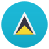 🇱🇨 flag: St. Lucia display on JoyPixels